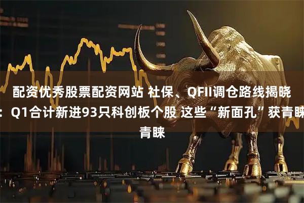 配资优秀股票配资网站 社保、QFII调仓路线揭晓：Q1合计新进93只科创板个股 这些“新面孔”获青睐